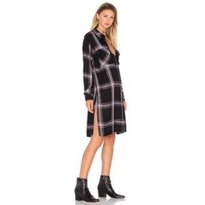 Rails Dawson shirt dress slits